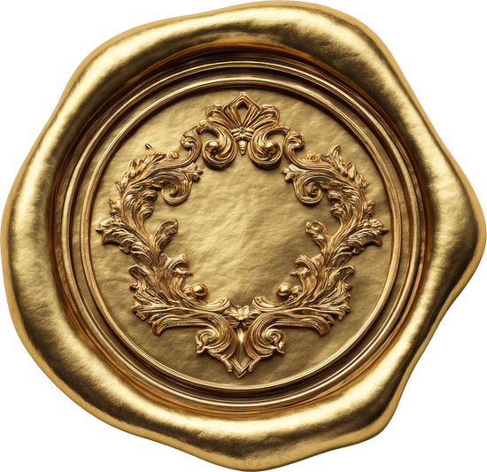 Custom wax seal design example 1